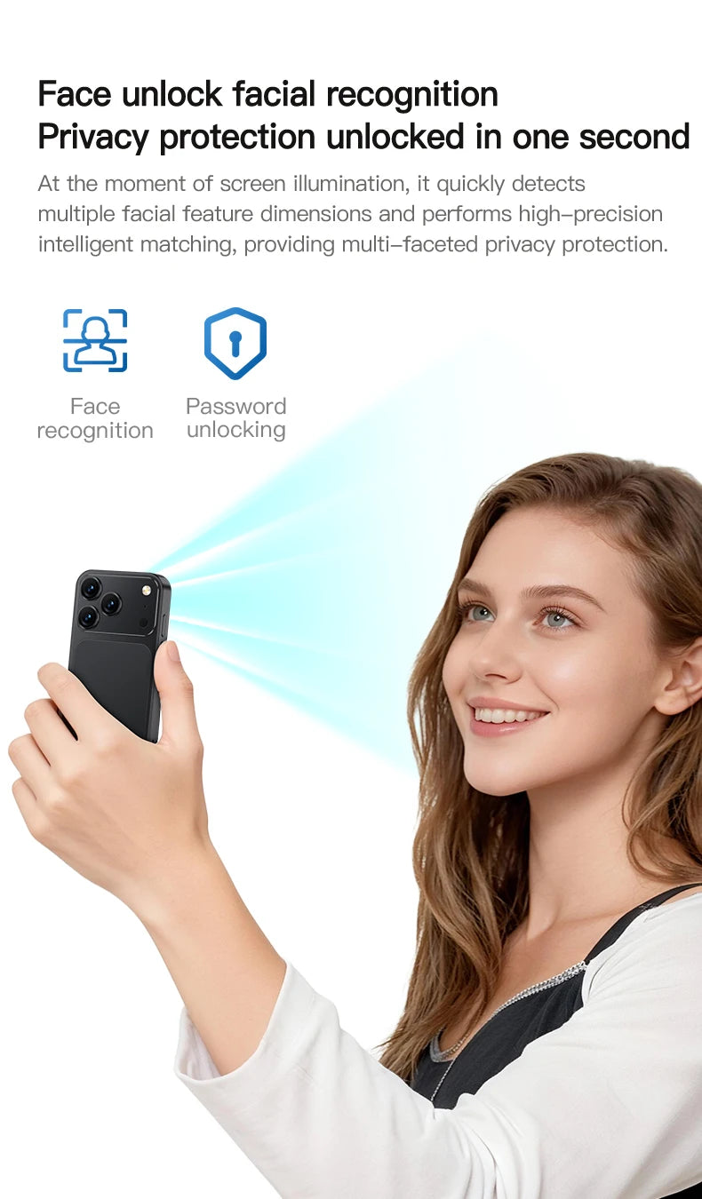 ONEMYTH A17 Mini 3.0 'Android Smartphone 2GB+16GB 3G Unlocked Phone Google Play Store Dual SIM Card Pocket Backup Small Phone