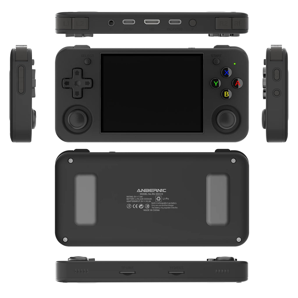 Anbernic RG35XX H Hand-held Consoles For Playing Video Games 3.5-inch IPS 640*480 Screen Retro Game Player 3300 mAh 5000+ Games
