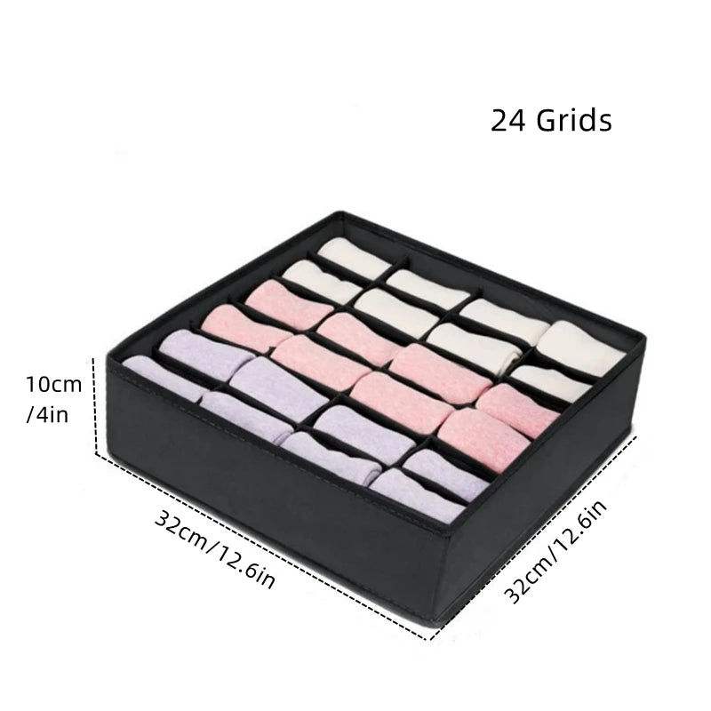 Underwear Organizer Socks Pants Bra Storage Box Cabinets Drawers Wardrobe Clothes Scarf Storage Organizer Boxes For Bedroom