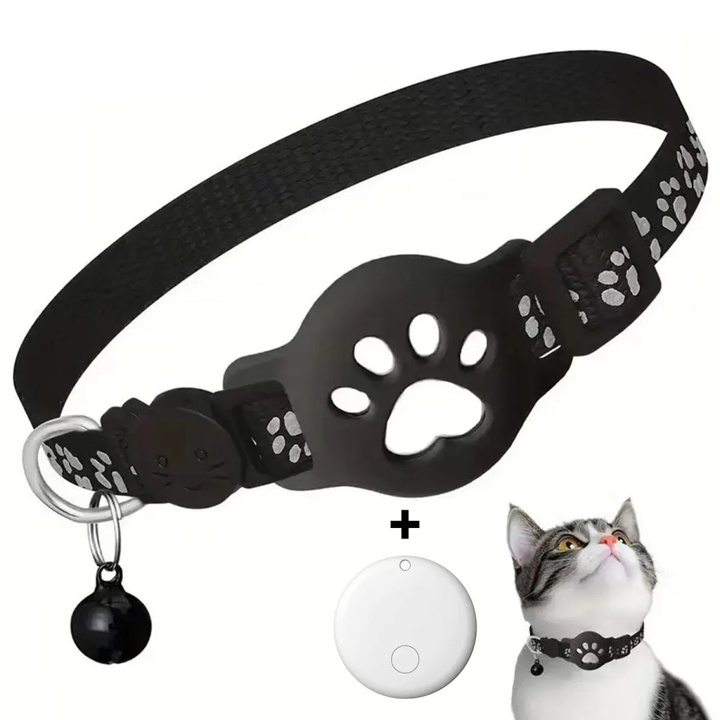 Smart GPS Tracker Collar for Cat Dog Real Time Anti-Lost Waterproof Pet Locator Adjustable Safety Buckle Reflective