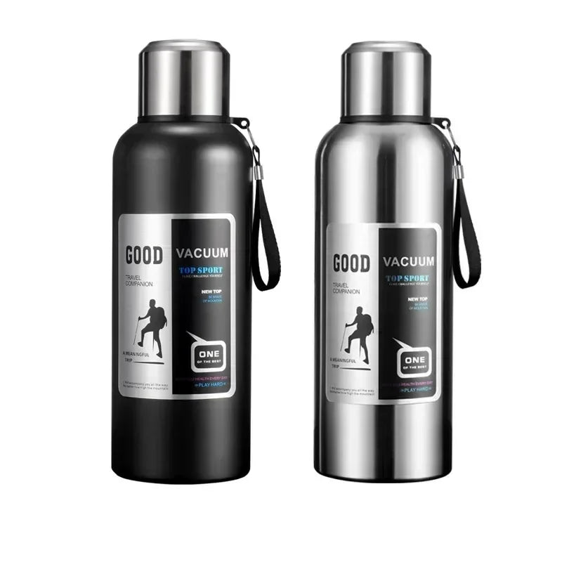 Large Capacity Stainless Steel Insulated Tumbler Cold Heat Retention Travel Thermal Mug Flask For Coffee Tea Water Outdoor Daily