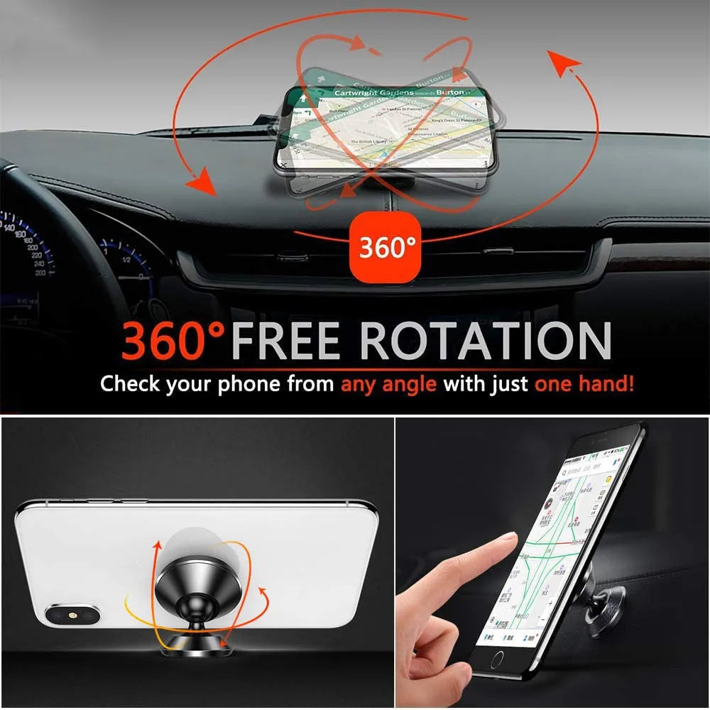 Universal Magnetic Car Phone Holder Magnet Mount Mobile Cell Phone Stand Dashboard Phone Holder GPS Support For iPhone Samsung