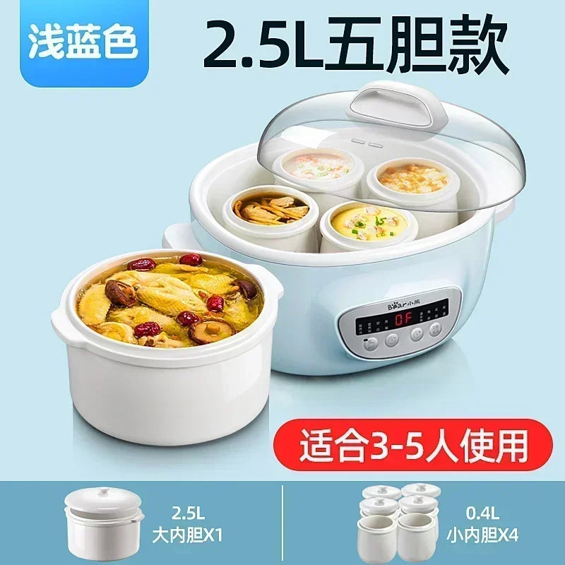 New household multi-functional three-layer stainless steel large-capacity vegetable boiler electric steam engine