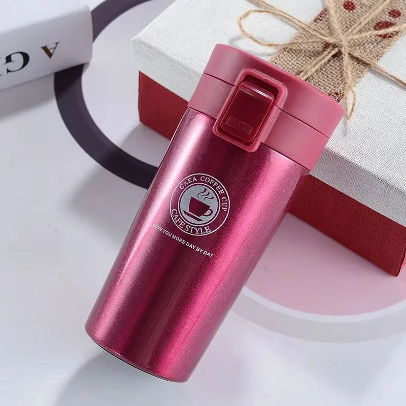Double-Walled Stainless Steel Thermal Flask 380/510ML for Outdoor Use - Insulated Coffee Mug Maintains Temperature