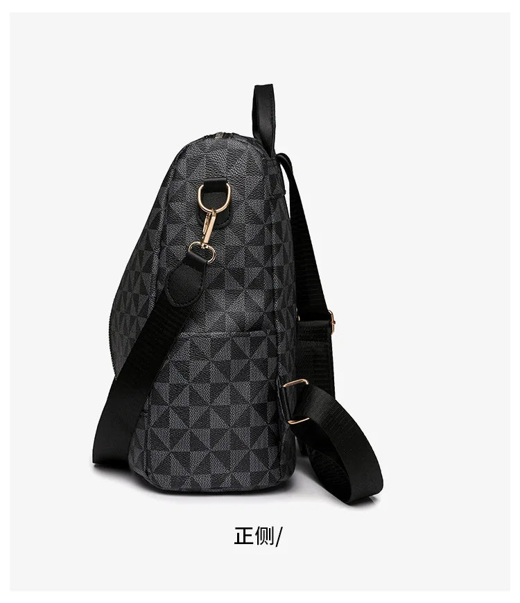 New 2026 large-capacity backpack, trendy European and American style shoulder bag, mother-daughter backpack, casual travel bag