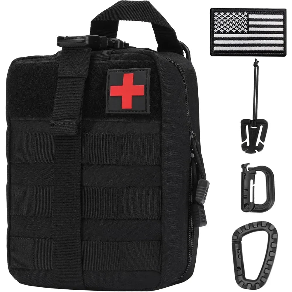 2025 Tactical First Aid Kit 1000D Ifak Bag Tear-off Medical Bag Storage Bag Empty Small Medical Bag Molle EMT Bag