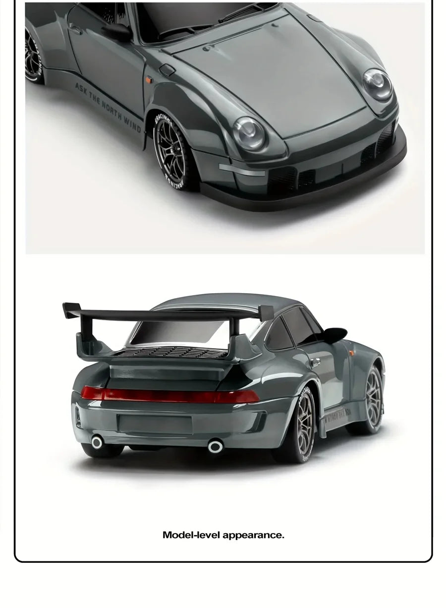4WD Remote Control Drift Car Full Size 1:24 Mini Remote Control Racing Car Model 2.4G Radio High Speed 4X4 RC Car Vehicle Toy
