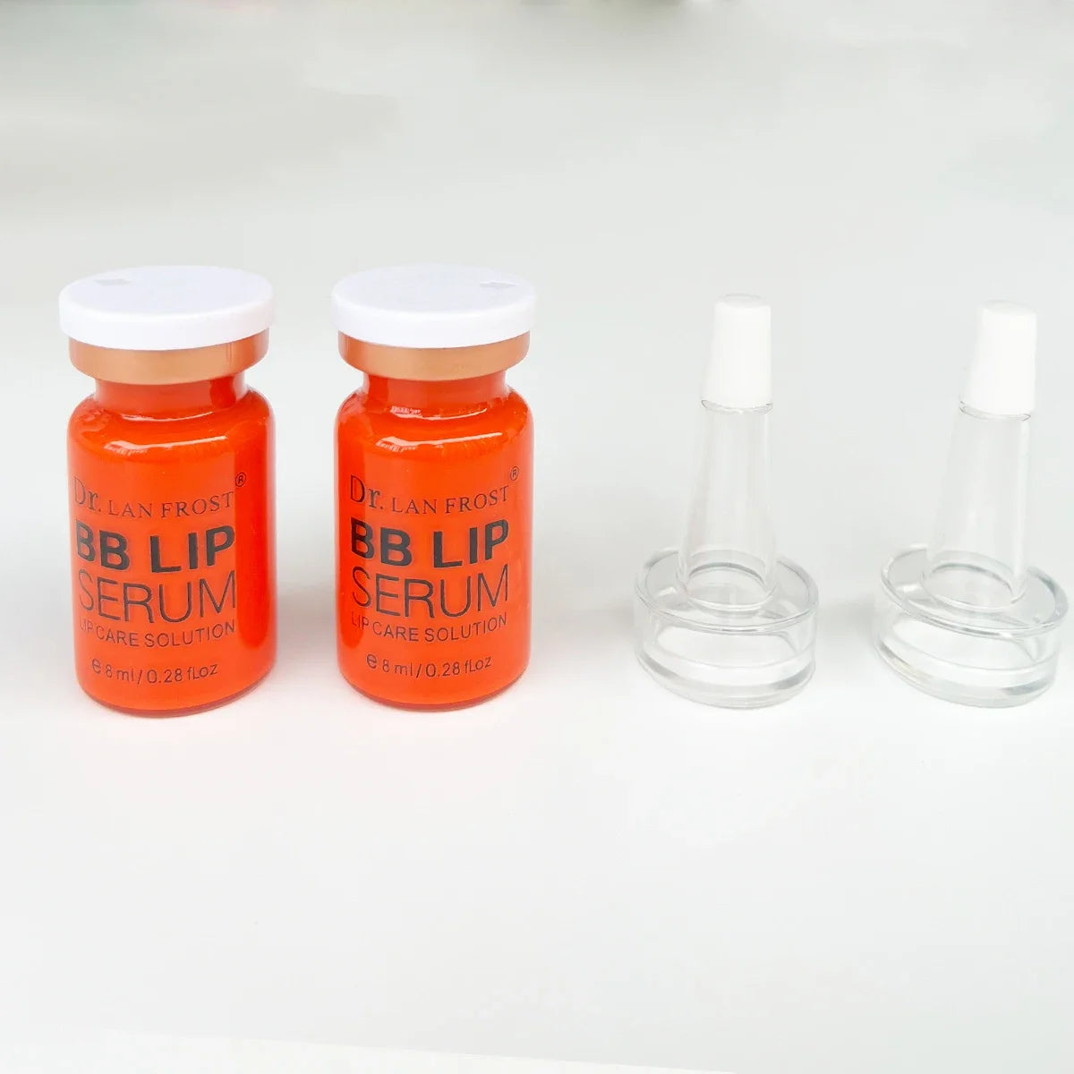 BB Cream Lip Kit Ampoule Serum Foundation Starter Kit Permanent Makeup Lip Pigment(Red Orange Pink)