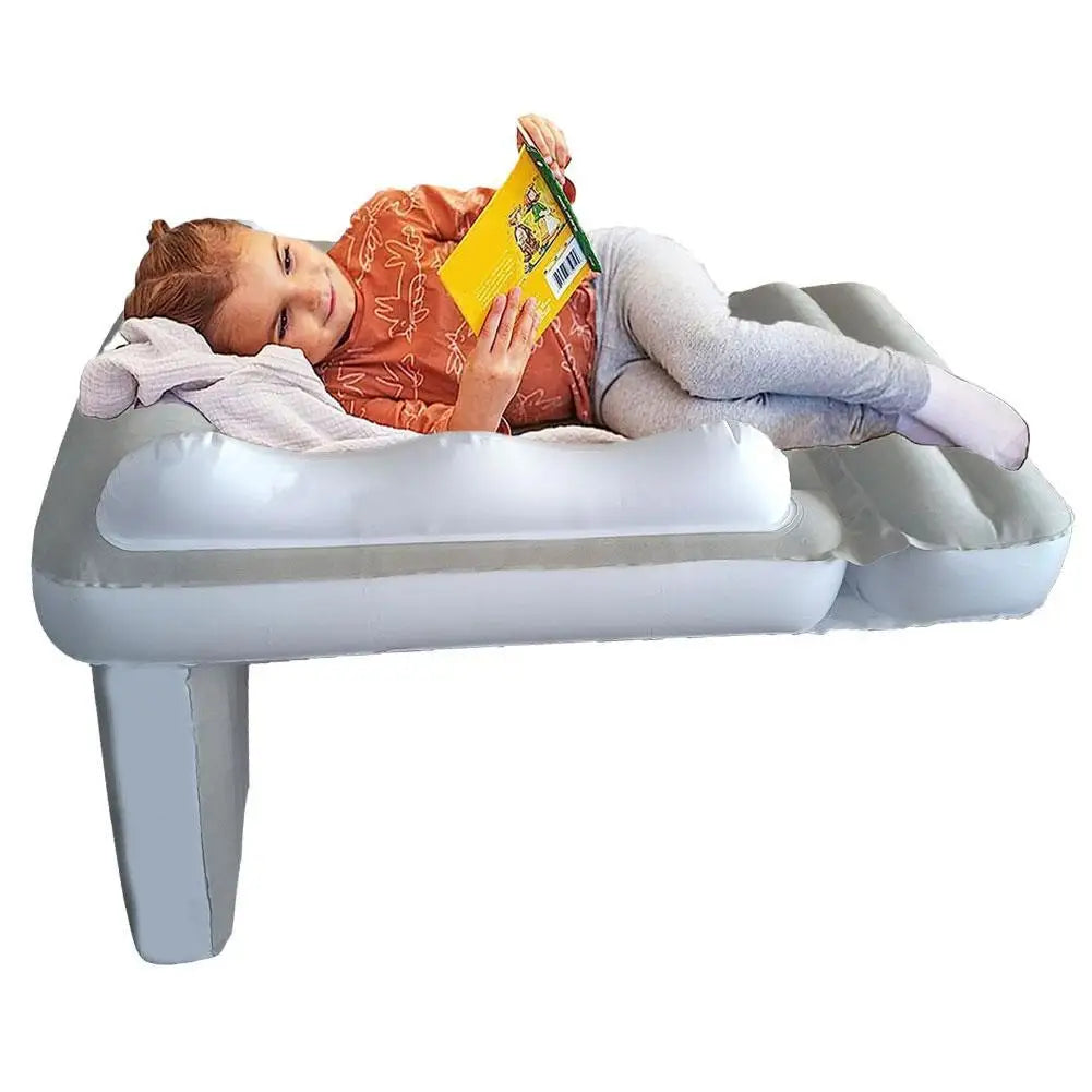 Portable Toddler Airplane Bed For Kid Baby Mattress Air Bed Seat Extender Sleeping Mattress Seat For Travel Car Road Trip