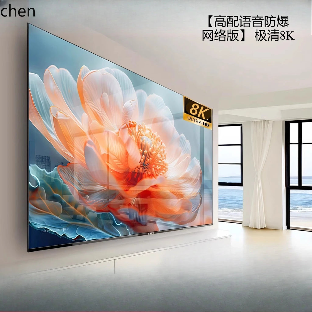 8K Ultra HD Home LCD 100inch TV 50/55/65/75/85 Smart Network 300inch Large Screen