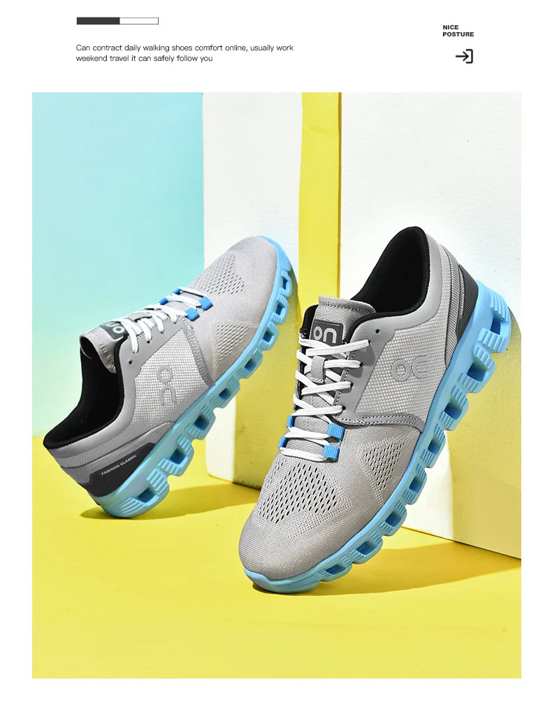 Men's Breathable Casual Sneakers Air Mesh Running Shoes Lightweight Summer Outdoor Sports Zapatillas for Male Large Size 39-46