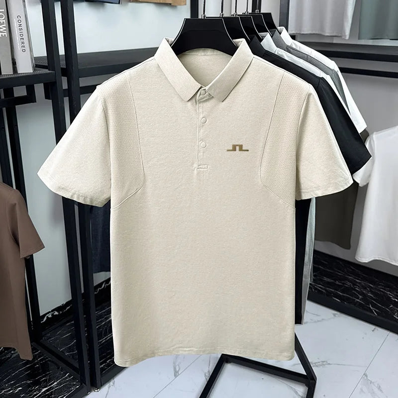 Polo Deportivo Hombre Manga Corta | Estampado Verano - Fresco y Versátil
