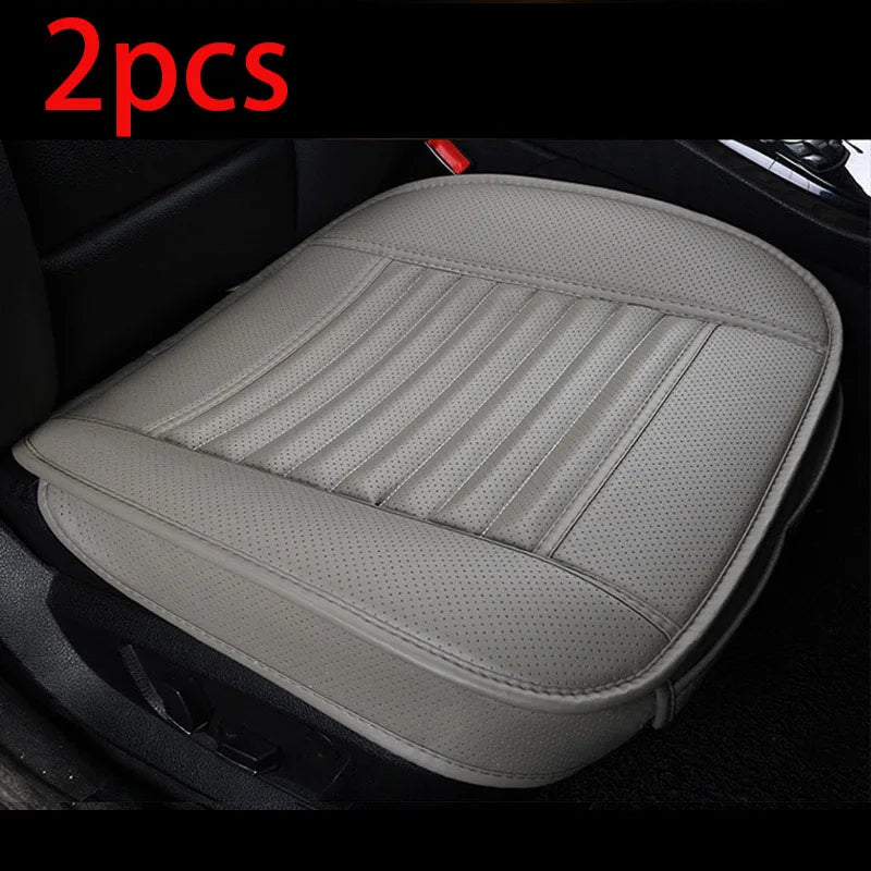 SEAMETAL PU Leather Car Seat Cover Four Seasons Car Seat Protector Pad Mat Automobiles Seat-Cover Cushion for Car Accessories