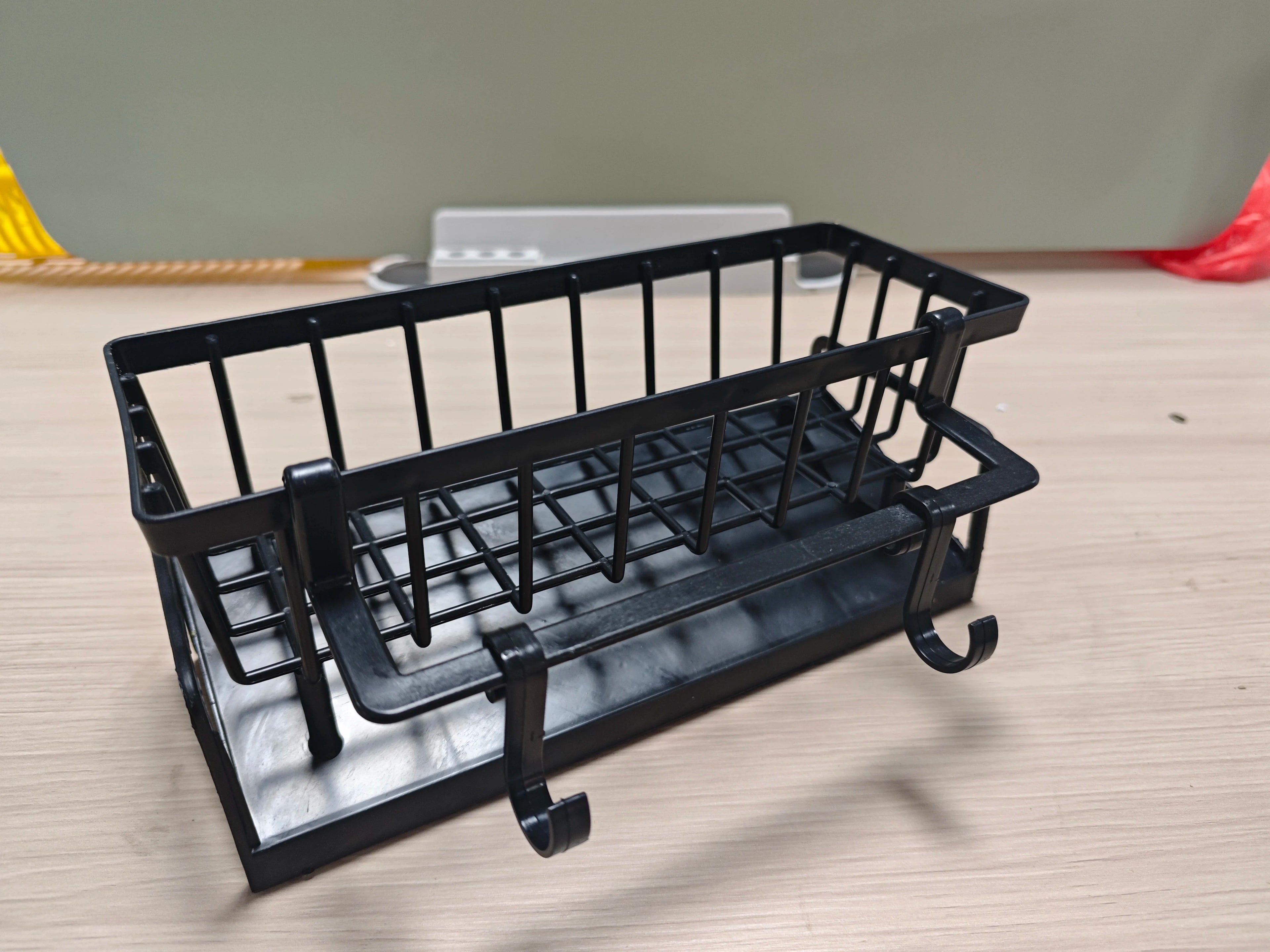 Estante de Cocina Adhesivo con Ganchos - Sin Perforaciones