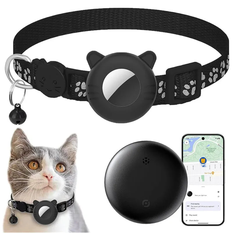 Dual System Pet GPS Tracker Collar IOS Android Universal Anti-Lost Locator Fast Find Dog Cat