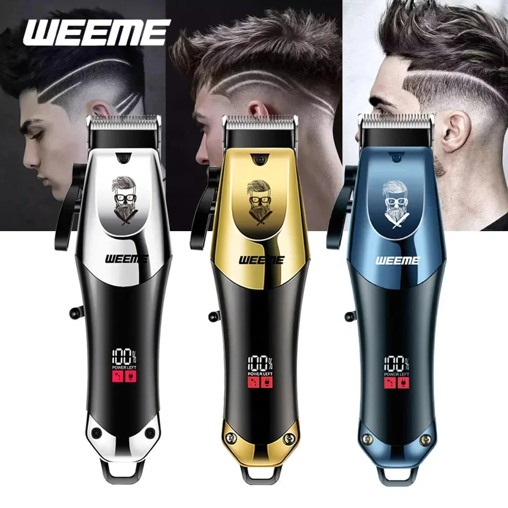 2026 Hair Cutting Machine Electric Vintage Hair Clipper Cordless Shaver Barber USB Fast Charging Hair Trimmer For Hairdresse