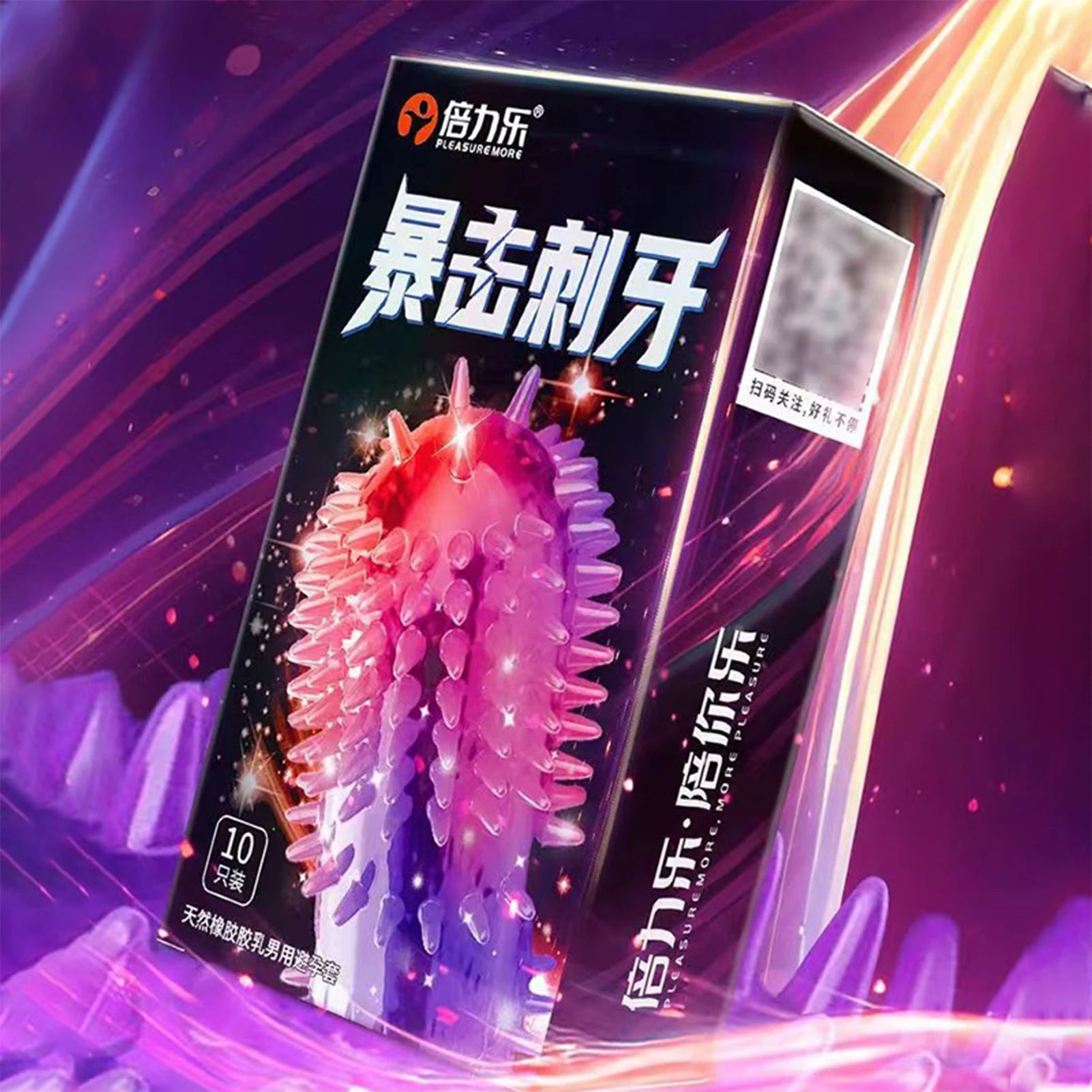 10pcs Spiked Threaded Ultra-Thin Special Condoms Sex Toys For Men 18+ Lubricanted Pussy Stimulation Penis Sleeve Adult Sex Shop