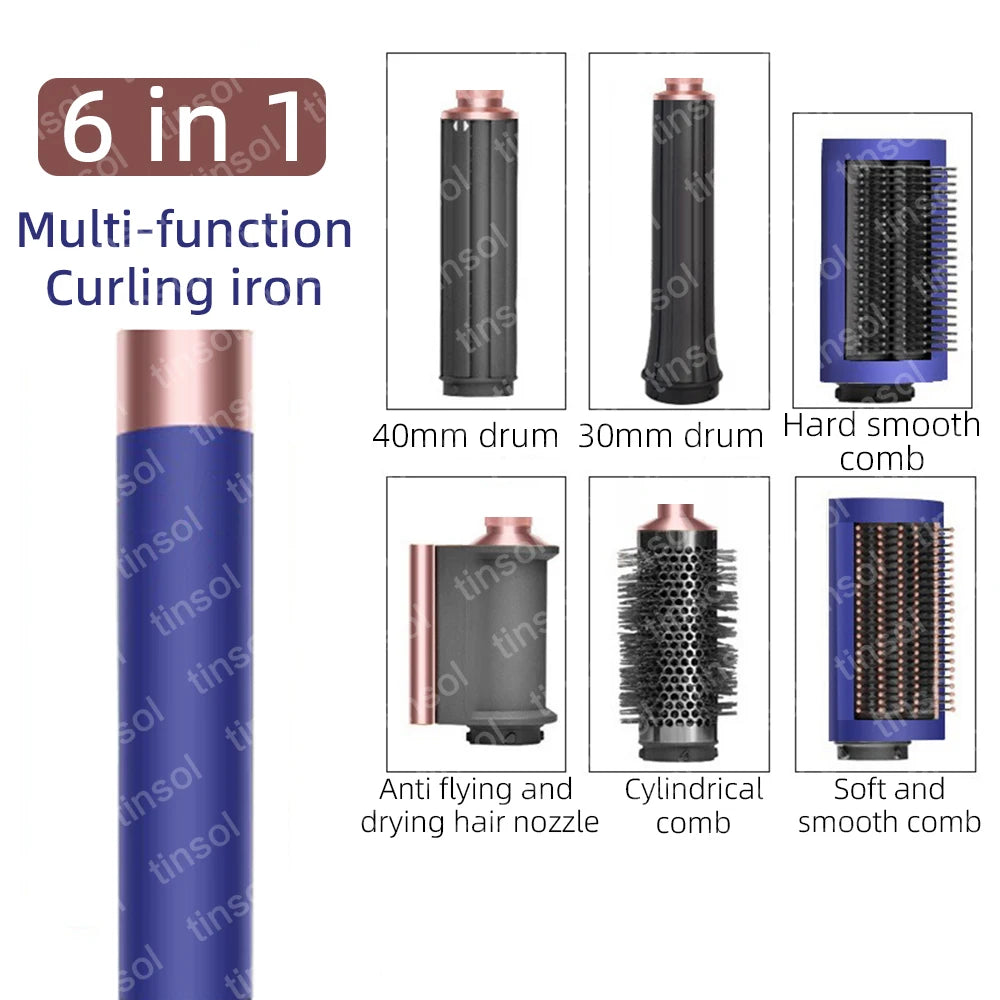 TINSOL 7-in-1 Air Styling Hair Dryer, 110,000 RPM High-Speed Hair Care, Ionic Hair Dryer, Automatic Curling Set