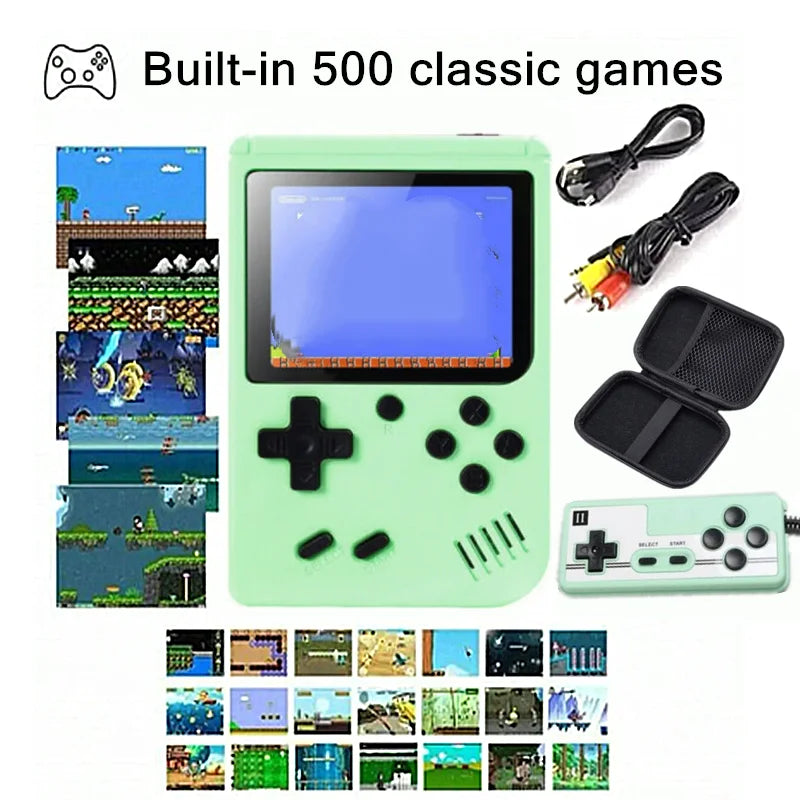 Built-in 500+ Classic Games Children's Handheld Game Players for Gameboy Output Emulator Charging Can Be Connected To The TV