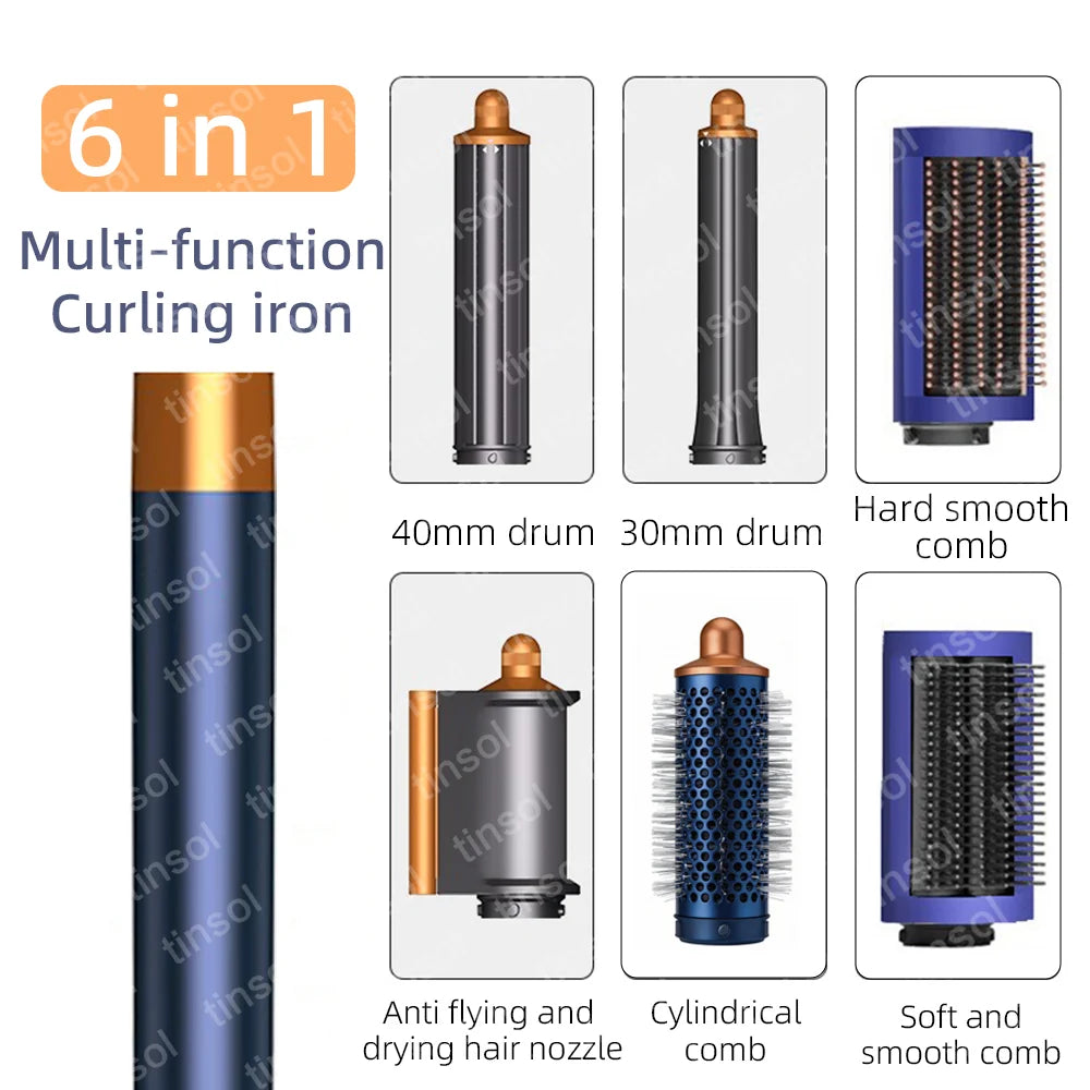 TINSOL 7-in-1 Air Styling Hair Dryer, 110,000 RPM High-Speed Hair Care, Ionic Hair Dryer, Automatic Curling Set