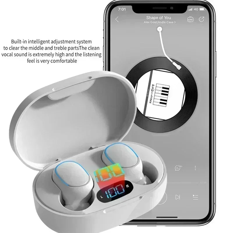 E7s Tws Gaming Headset Bluetooth Earphones Earbuds Blutooth Earphone Wireless Hearing Aids Sport EarBuds Hifi headphones
