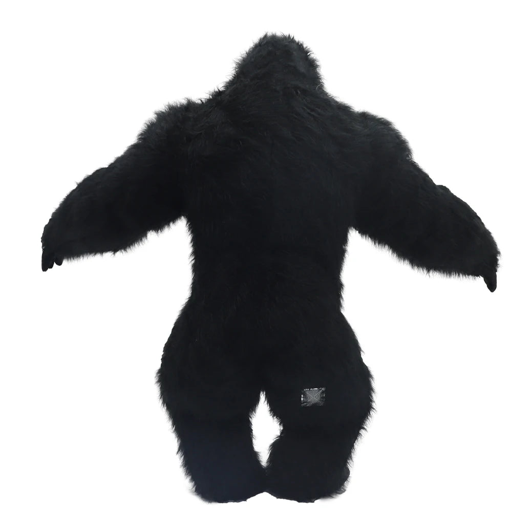 SAYGO Inflatable Multi Color King Kong Adult Cosplay Halloween Costume Plush Animal Mascot Carnival Dress Set Fur Gorilla Set