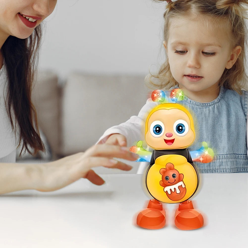 Cartoon Educational Toys with Lights & Music Interactive Singing Animal for Kids Christmas Birthday Gifts for Boys Girls