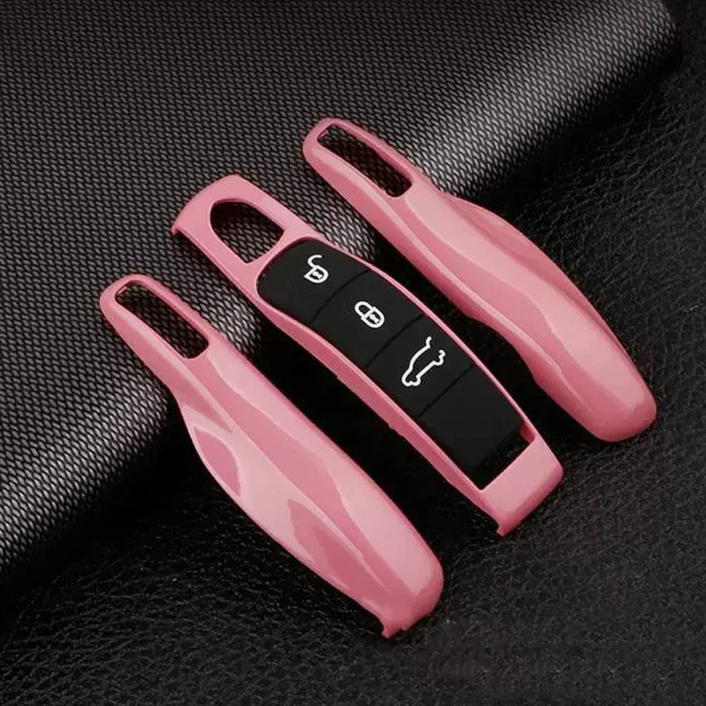 Car Smart Remote Key Case Covers Set Shell For Porsche Panamera Spyder Carrera Macan Boxster Cayman Cayenne 911 970 981 991
