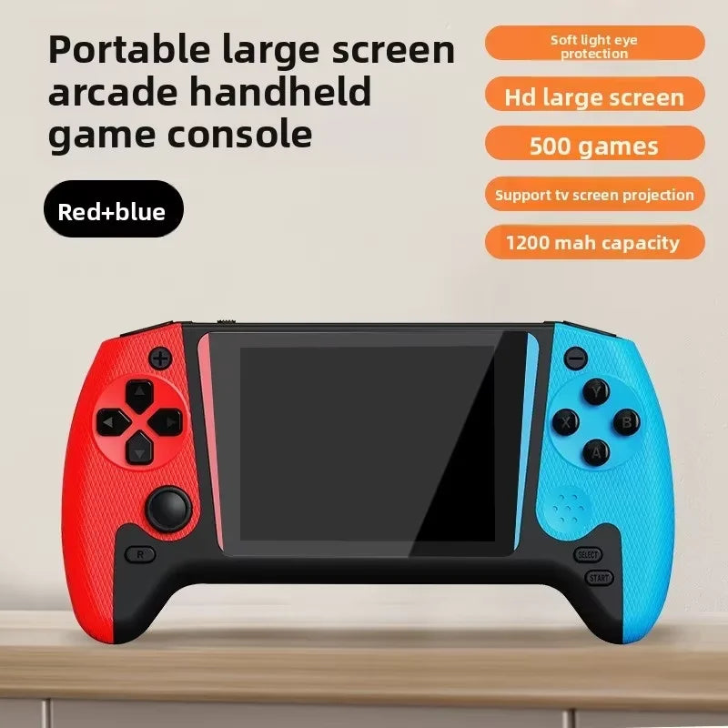New SF3500 Retro Handheld Video Game Console Linux System 5.0 Inch 854*480 IPS Screen 3000mAh Portable Pocket Video Player Games