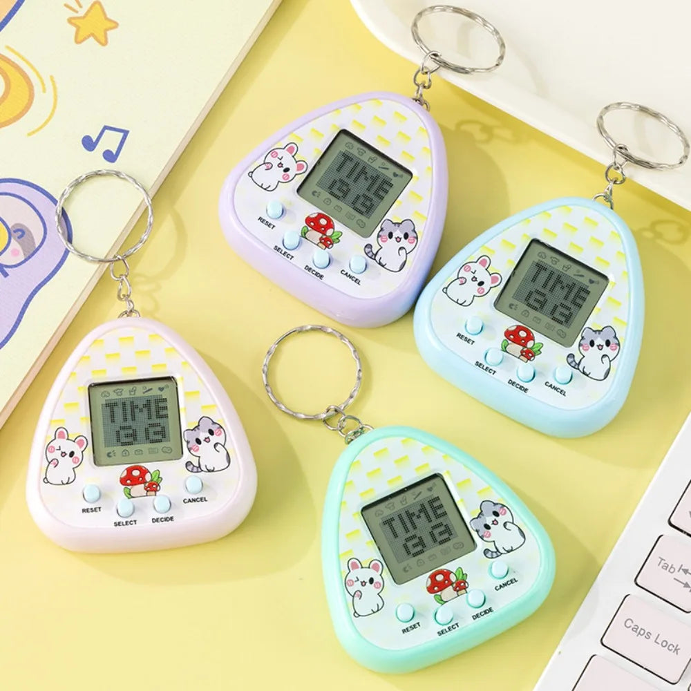 Multilingual Virtual Electronic Pet Tamagotchi Toy, Pixel Screen Digital Animal Game Machine, Kids Gift