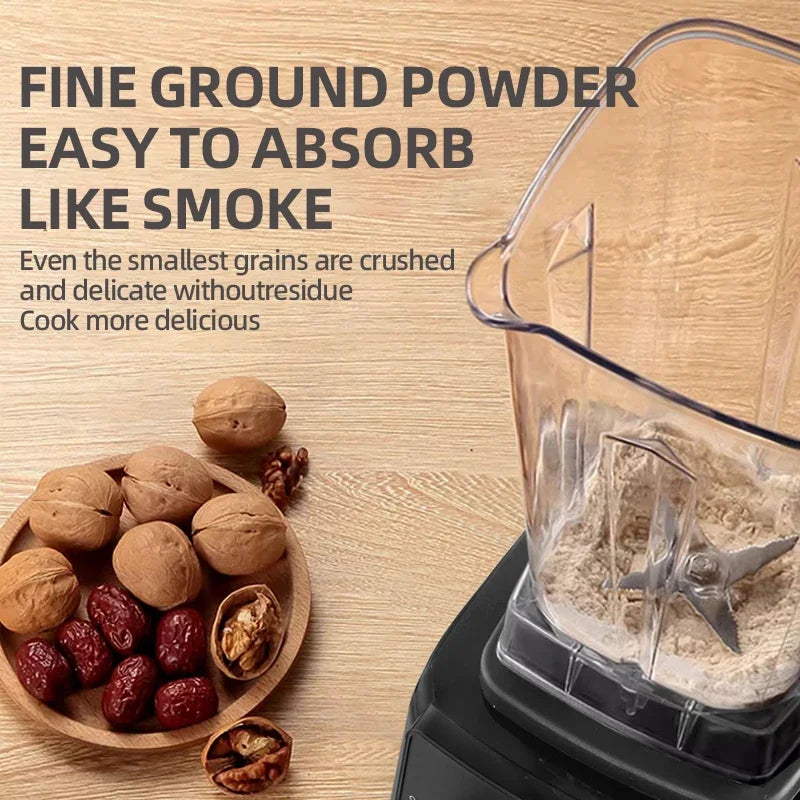 Fully Automatic Wall-Breaking Commercial Blender High Power Stationary Mixer Food Processor Ice Smoothie Juicer Machine Kitchens