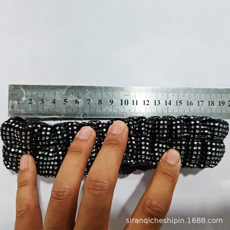 38cm Bling Car Accessories Set For Women Rhinestones Steering Wheel Cover Safety Belt Covers Gear Shift Cover Diamond Cup Pads