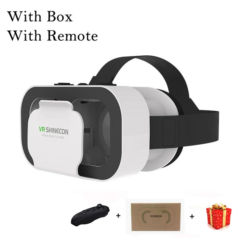 VR Glasses 3D Virtual Reality Smart Phone Mobile Smartphones 7 Inch Headset Helmet Game Wirth Real Viar Goggles Lenses Devices