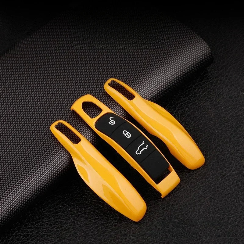 Car Smart Remote Key Case Covers Set Shell For Porsche Panamera Spyder Carrera Macan Boxster Cayman Cayenne 911 970 981 991
