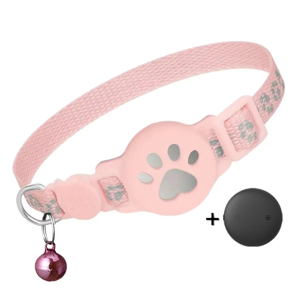 Smart GPS Tracker Collar for Cat Dog Real Time Anti-Lost Waterproof Pet Locator Adjustable Safety Buckle Reflective