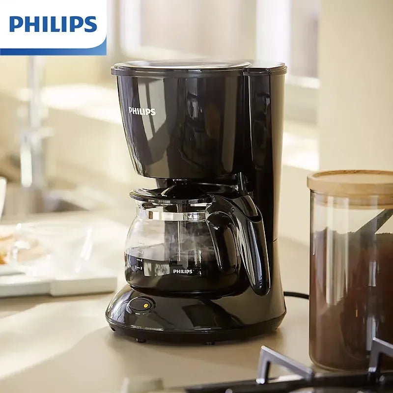 Philips HD7432 Drip Coffee Maker 220V Fully Automatic Coffee Machine 600ML Drip Filter Small Multi-functional Coffee Pot
