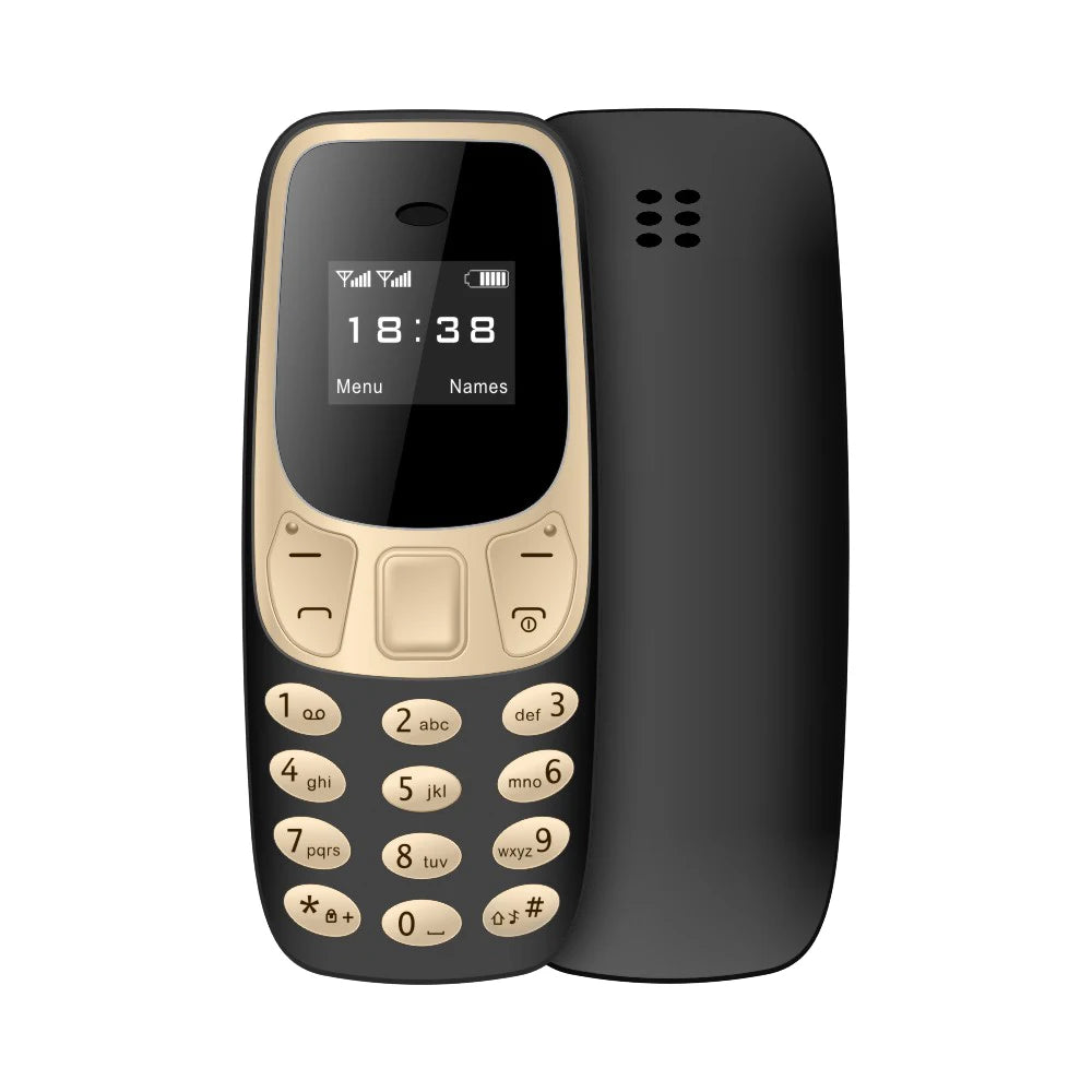 SERVO BM10 Mini Feature Phone Dual SIM Dual Standby Voice Dialing Low Radiation Mp3 Player With Earhook Pocket Cellular Phone