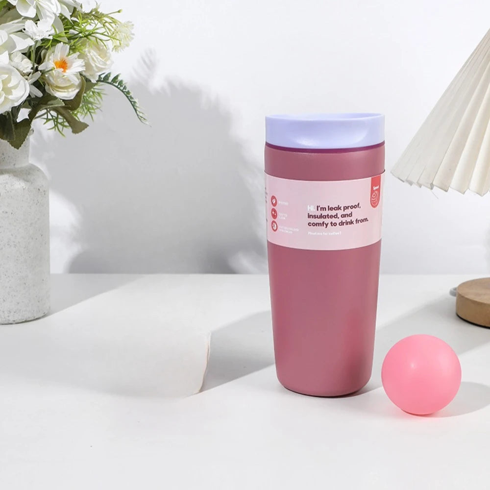 20 Oz 304 Stainless Steel Coffee Mug, Hot Coffee Travel Mug BPA Free Leakproof Reusable Iced Coffee Mug Keeps Hot or Cold