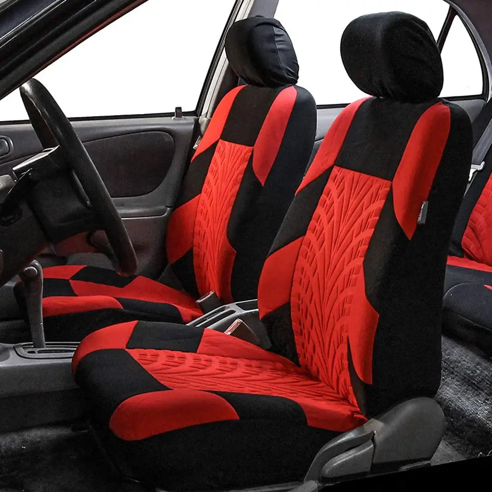 Customized Four Seasons Universal Polyester Full Set Car Seat Covers