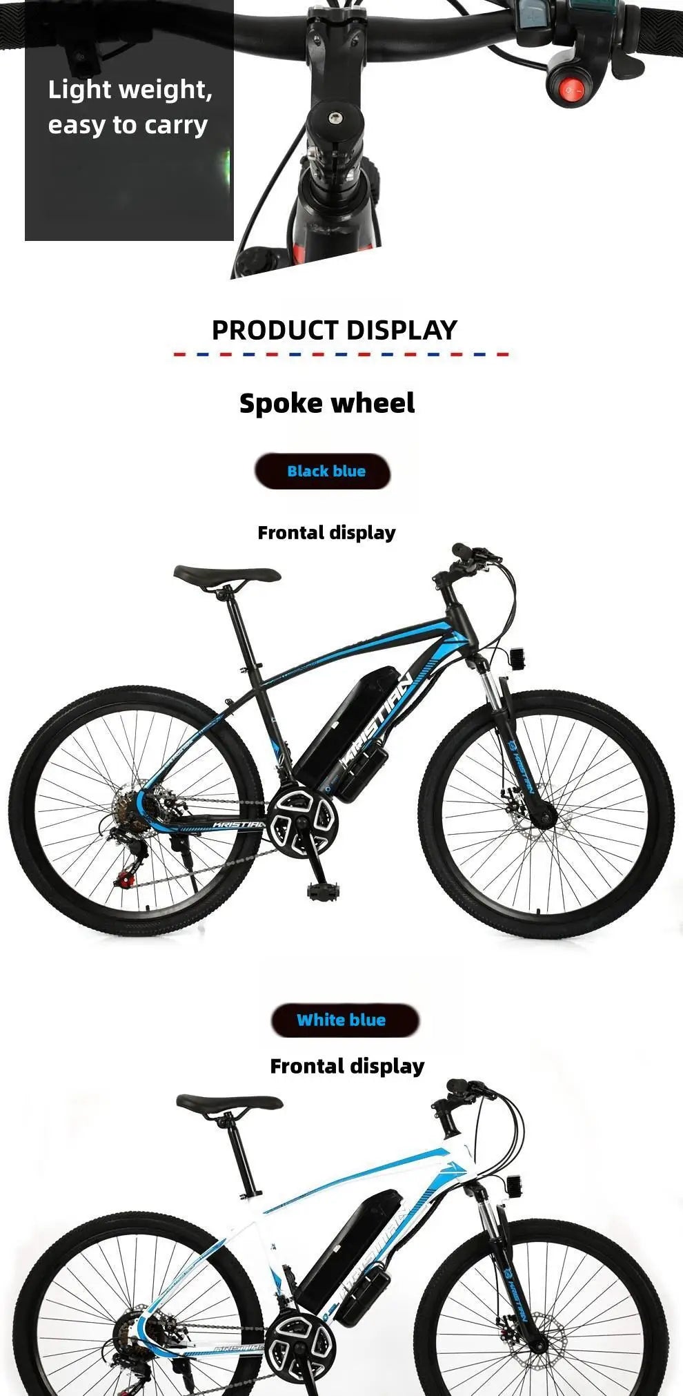 750W Electric Folding City Bike 48V 48V Lithium Battery Steel Frame Electric Mountain Bike With Fat Tire