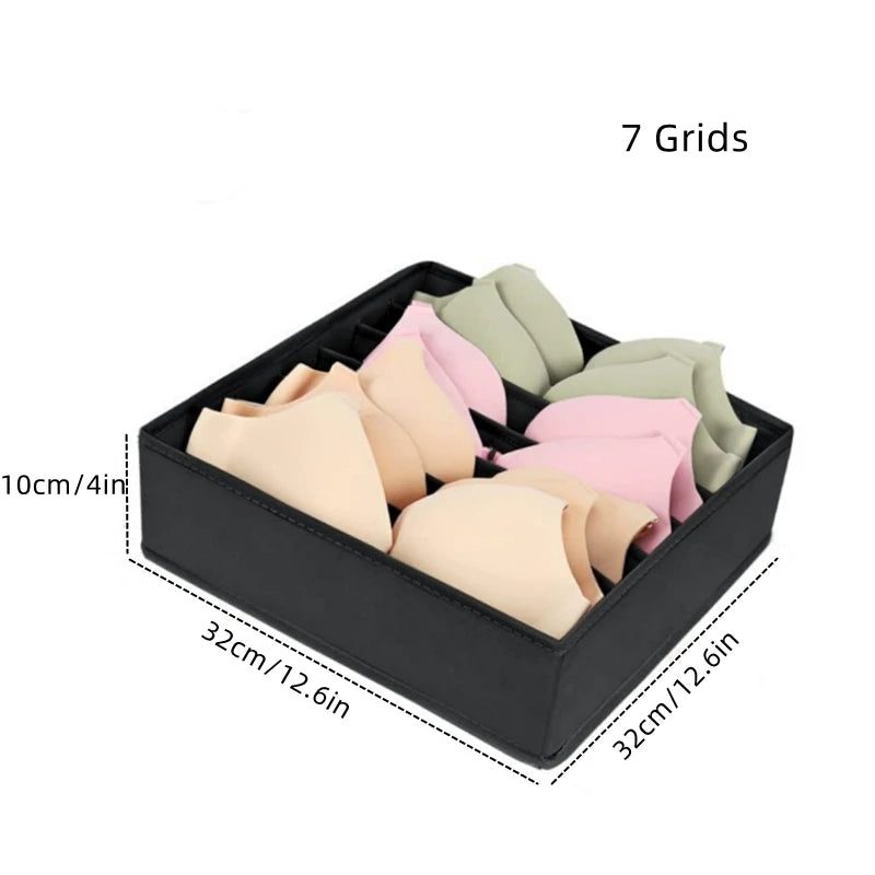 Underwear Organizer Socks Pants Bra Storage Box Cabinets Drawers Wardrobe Clothes Scarf Storage Organizer Boxes For Bedroom