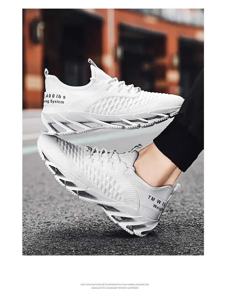 Men Shoes Fashion Mesh Breathable High-quality Sneakers Platform Soft Sole Casual Trend Versatile Running Shoes Tenis Masculino