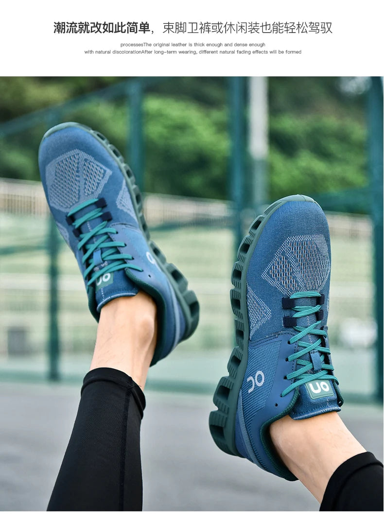 Men's Breathable Casual Sneakers Air Mesh Running Shoes Lightweight Summer Outdoor Sports Zapatillas for Male Large Size 39-46