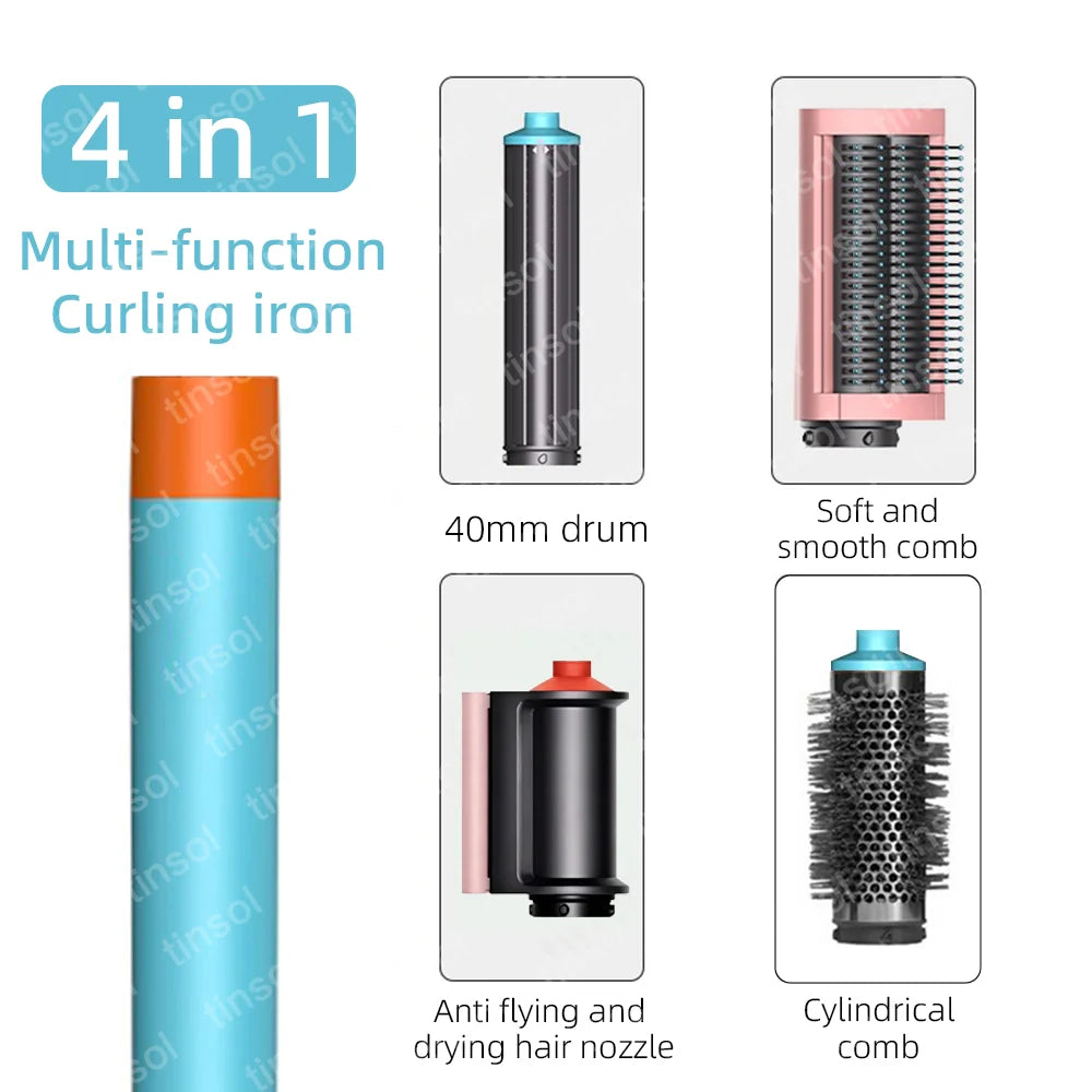 TINSOL 7-in-1 Air Styling Hair Dryer, 110,000 RPM High-Speed Hair Care, Ionic Hair Dryer, Automatic Curling Set