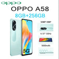 OPPO A58 6.72" 120Hz Display 8GB+256GB 50MP AI Cam 5000mAh Long Lasting Battery Side Fingerprint 5G LTE Dual SIM Smartphone