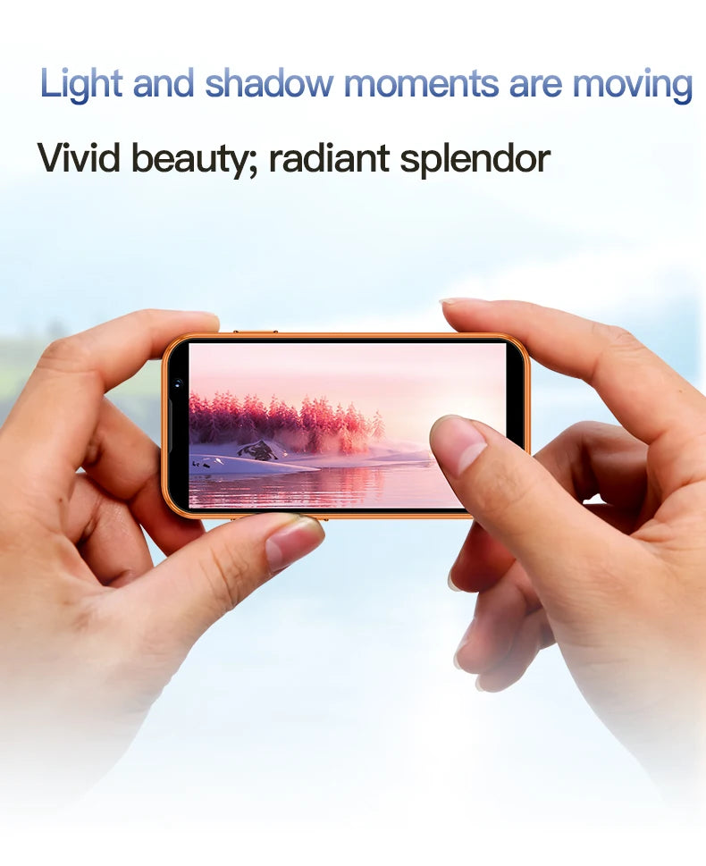 SOYES XS18Pro Mini Smartphone 3.0" Display 2GB RAM 16GB ROM Dual SIM Standby Dual Camera Android 9.0 Apps WiFi i17 Mini Phone