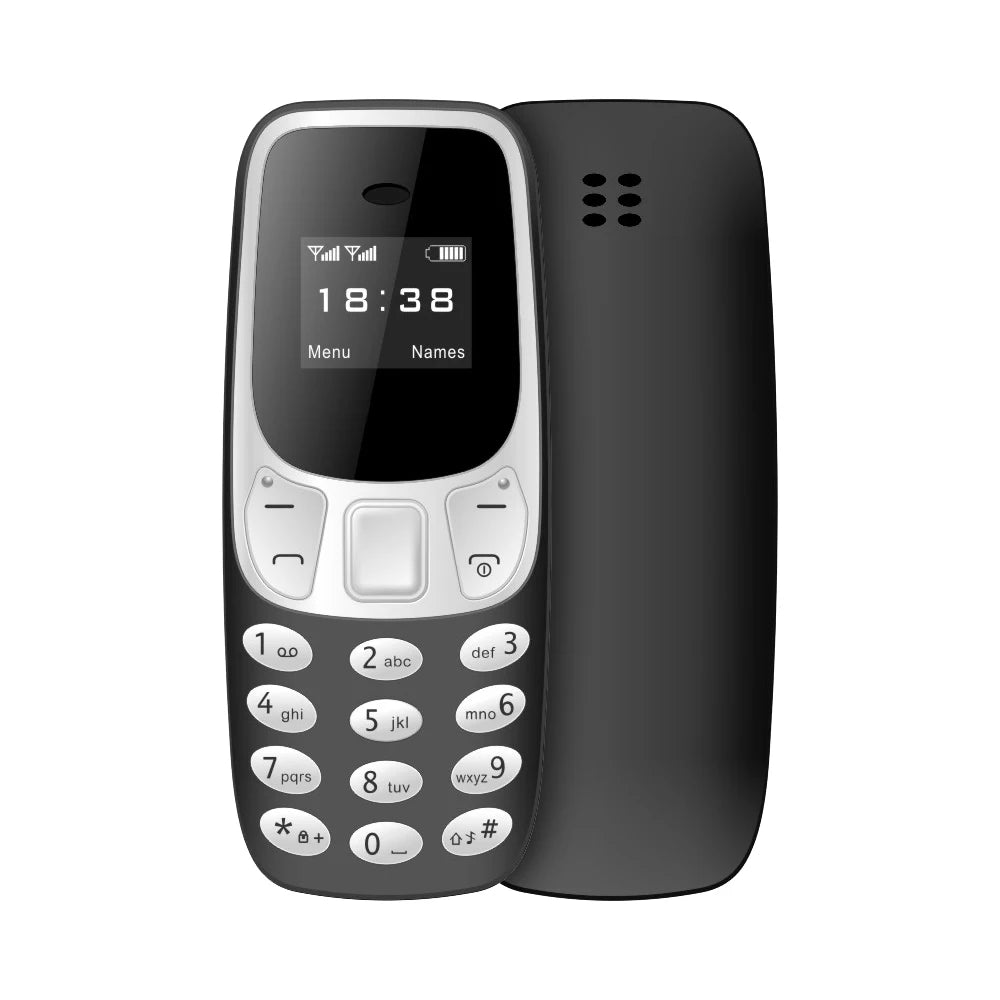SERVO BM10 Mini Feature Phone Dual SIM Dual Standby Voice Dialing Low Radiation Mp3 Player With Earhook Pocket Cellular Phone