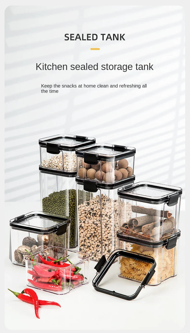 Set de Frascos Herméticos para Cocina - Organizador de Alimentos