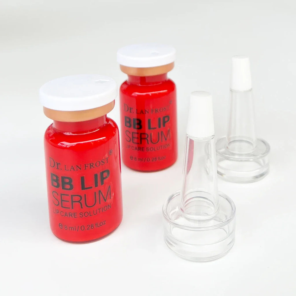 BB Cream Lip Kit Ampoule Serum Foundation Starter Kit Permanent Makeup Lip Pigment(Red Orange Pink)