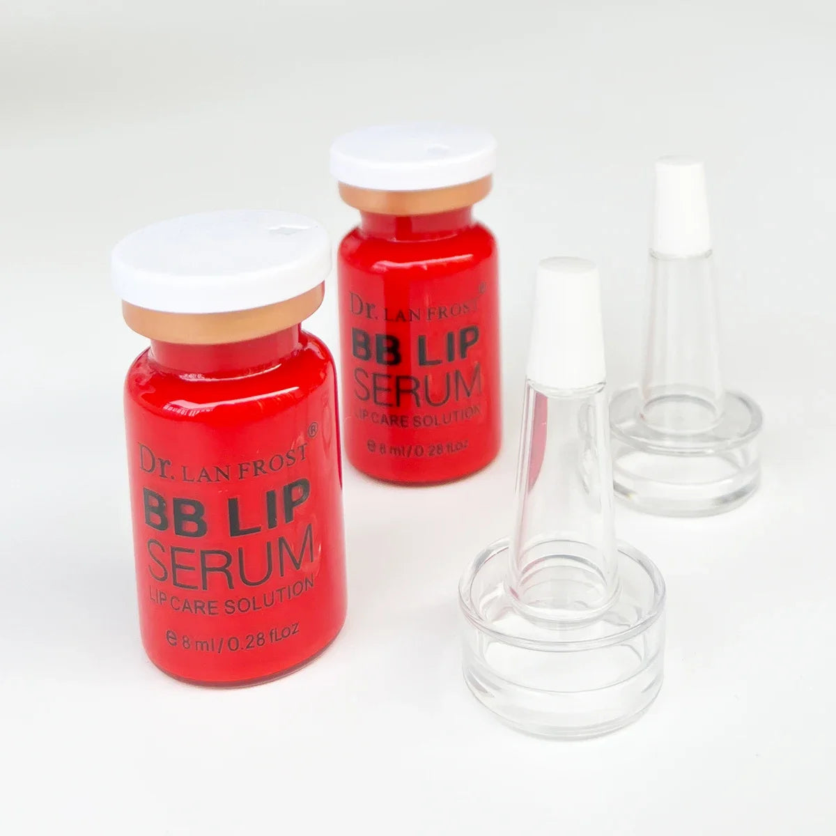 BB Cream Lip Kit Ampoule Serum Foundation Starter Kit Permanent Makeup Lip Pigment(Red Orange Pink)